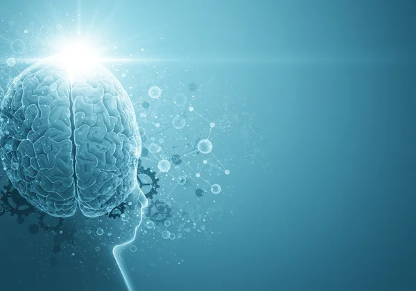 Abstract representation of mental clarity through science