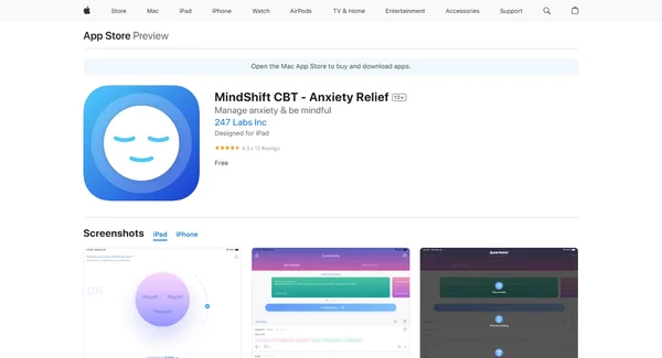 MindShift CBT - Anxiety Relief