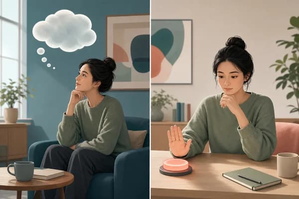 Pikiran intrusif seperti awan yang berlalu