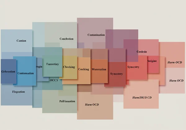 A spectrum of mental health symptoms representing OCD dimensions
