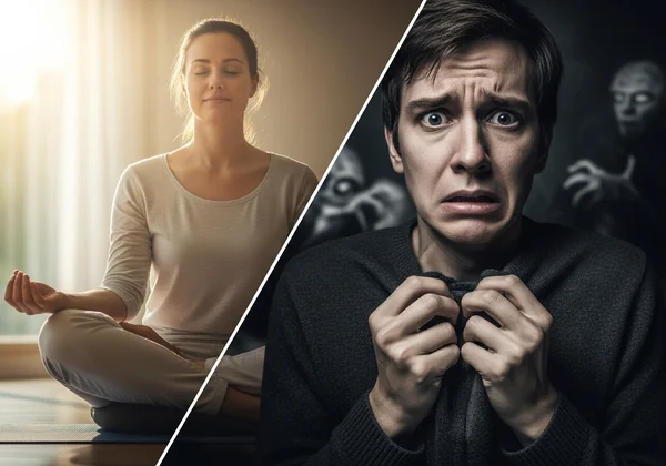 Contrast: peaceful faith vs. anxious scrupulosity, with fear